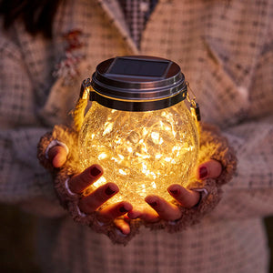 Globo de luz LED con Energía Solar